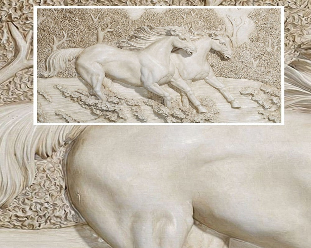 3D Wallpaper Euro Rustic Horse Series III SKU# WAL0345