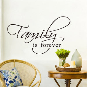 Copy of "Family Is Forever" Lettering Wall Sticker SKU# WAL10001
