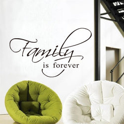 Copy of "Family Is Forever" Lettering Wall Sticker SKU# WAL10001