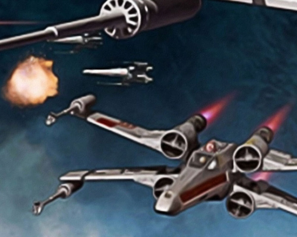 3D Wallpaper Star Wars Fight Scene