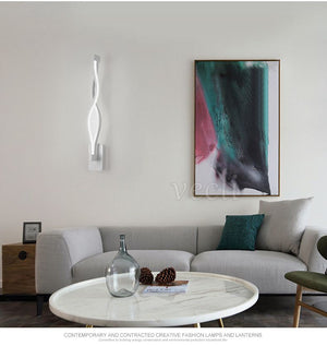 LED Spiral Wall Sconce Indoor Living Room, Corridor SKU# LIG0043