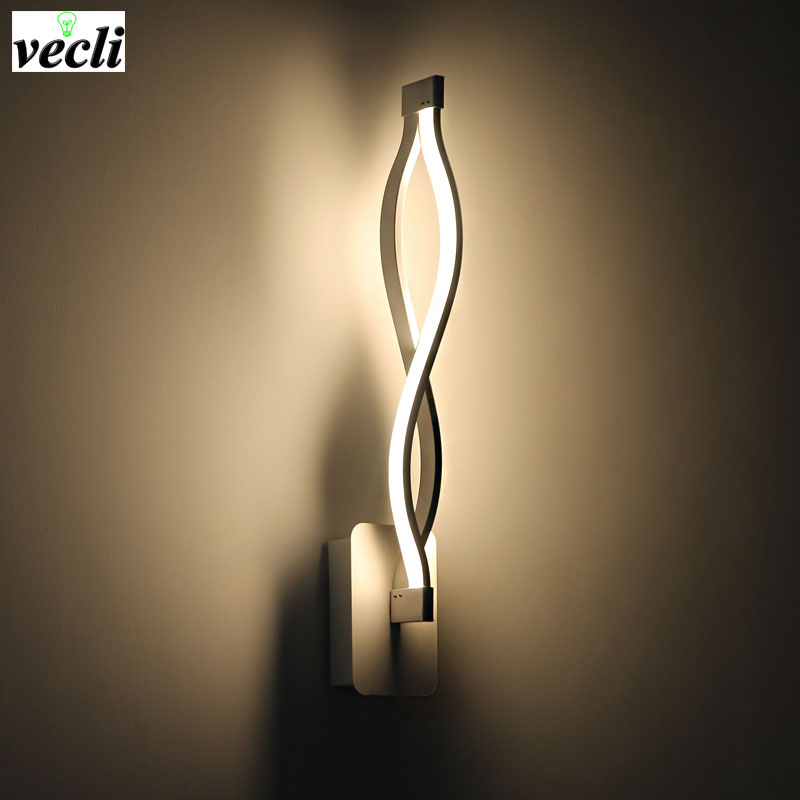LED Spiral Wall Sconce Indoor Living Room, Corridor SKU# LIG0043