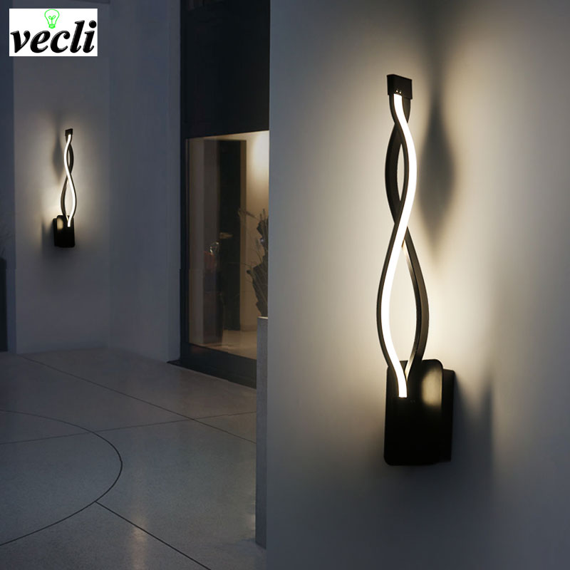 LED Spiral Wall Sconce Indoor Living Room, Corridor SKU# LIG0043