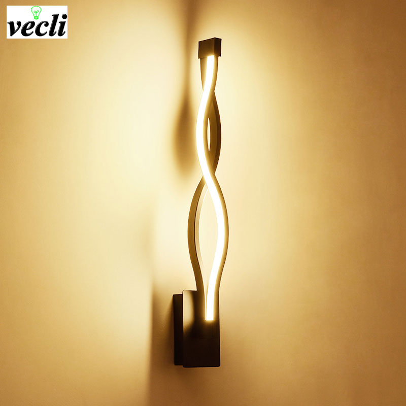 LED Spiral Wall Sconce Indoor Living Room, Corridor SKU# LIG0043