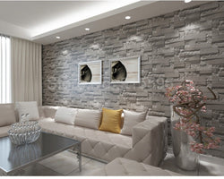 3D Wallpaper (Roll) Stone Brick SKU# WAL0151