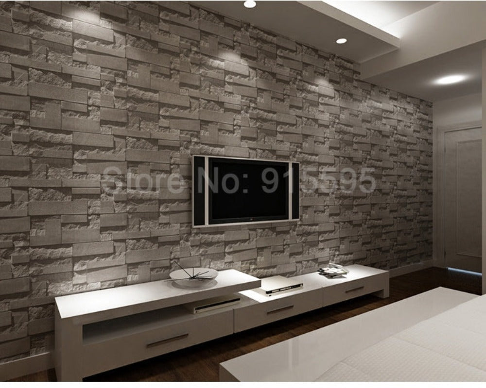 3D Wallpaper (Roll) Stone Brick SKU# WAL0151