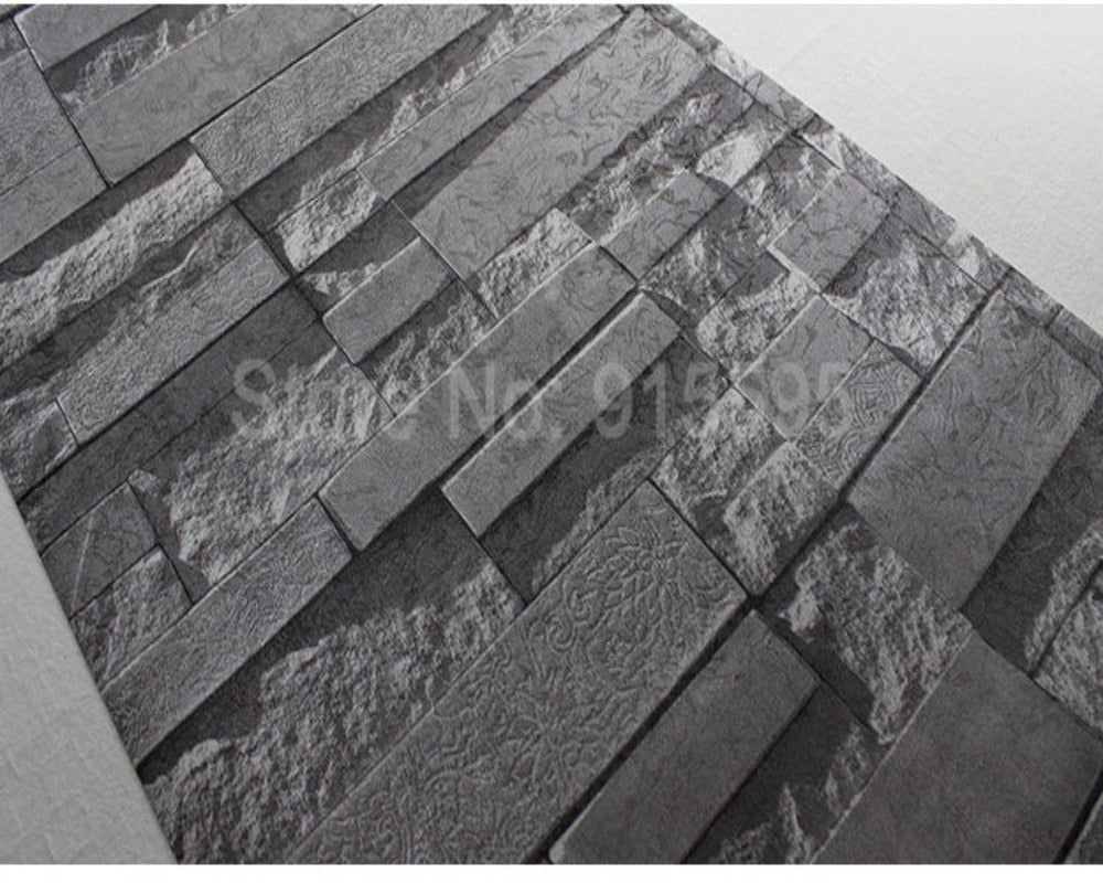 3D Wallpaper (Roll) Stone Brick SKU# WAL0151