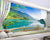 3D Wallpaper Balcony Ocean View SKU# WAL0326