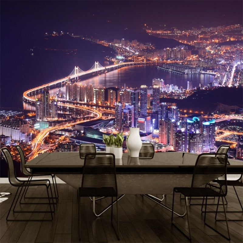 3D Wallpaper City Lights SKU# WAL0124