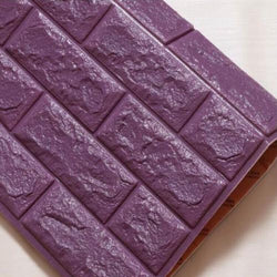 10 Pack 3D Brick Wall Tiles Multiple Colours SKU# MOS0032