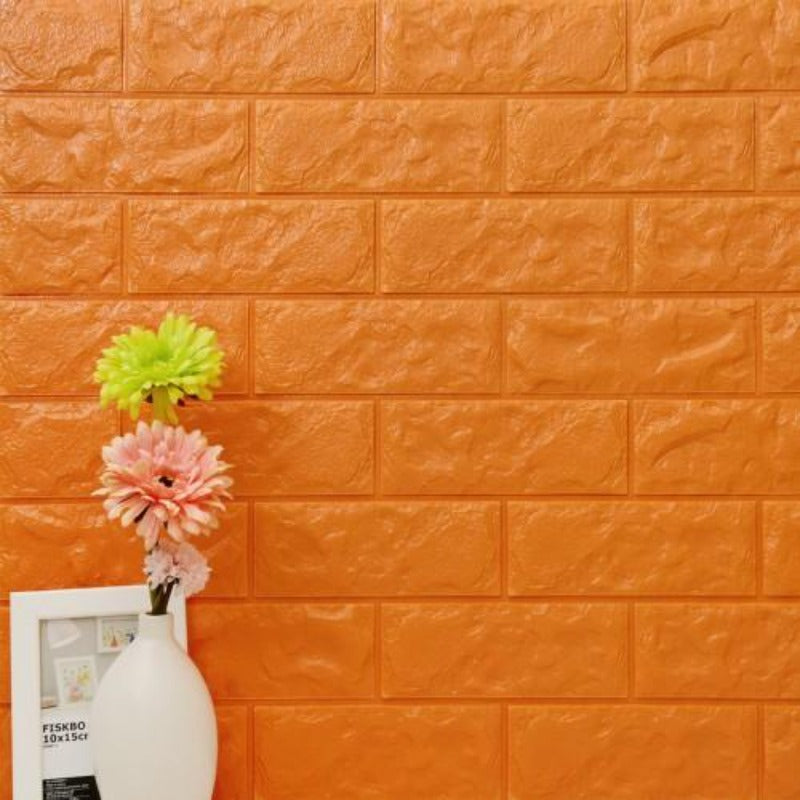 10 Pack 3D Brick Wall Tiles Multiple Colours SKU# MOS0032