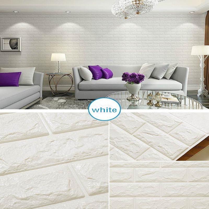 10 Pack 3D Brick Wall Tiles Multiple Colours SKU# MOS0032