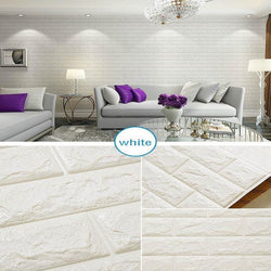 10 Pack 3D Brick Wall Tiles Multiple Colours SKU# MOS0032