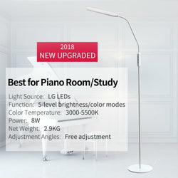 LED Nordic Floor Lamp 5-level Dimmer Touch Switch SKU# LIG0036