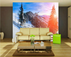 3D Wallpaper Snowy Hills SKU# WAL0120