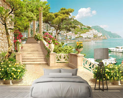 3D Wallpaper Garden Balcony SKU#WAL0051