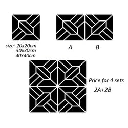 3D Wall Mirror Tile Radiance Self-Adhesive SKU# MOS0013