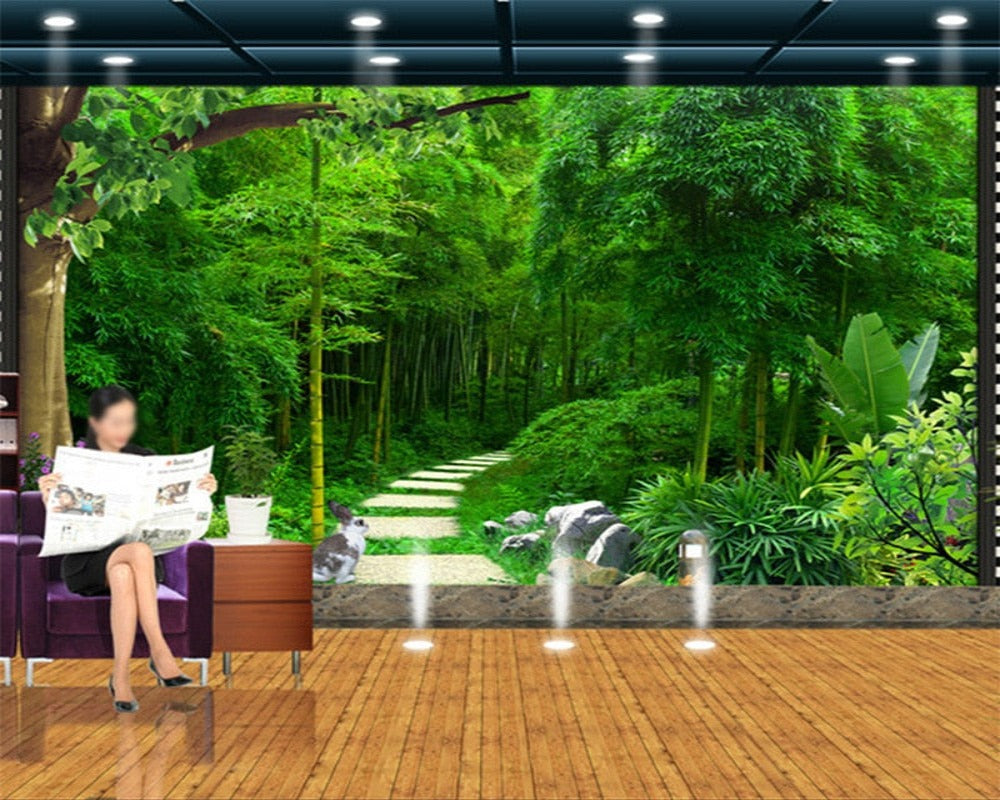 3D Wallpaper Forest Path SKU# WAL0356