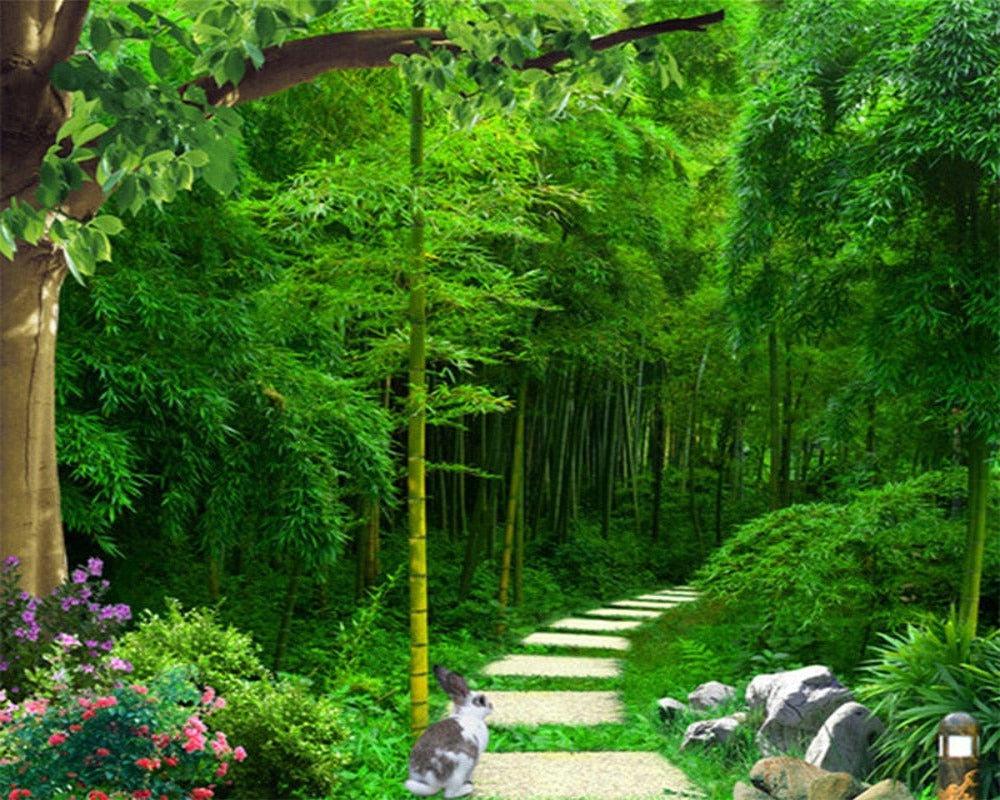 3D Wallpaper Forest Path SKU# WAL0356