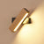 LED Swivel Maple Wood Case Wall Sconce 90V-260V SKU# LIG0076