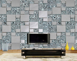 3D Wallpaper Modern Mosaic