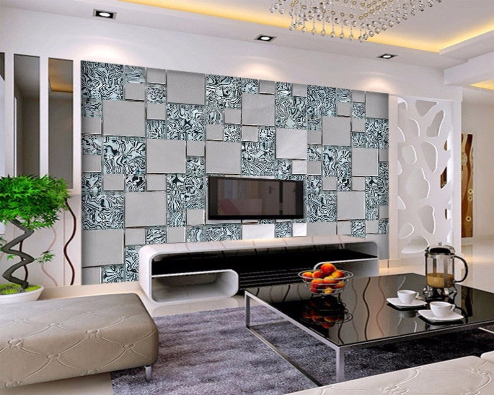3D Wallpaper Modern Mosaic