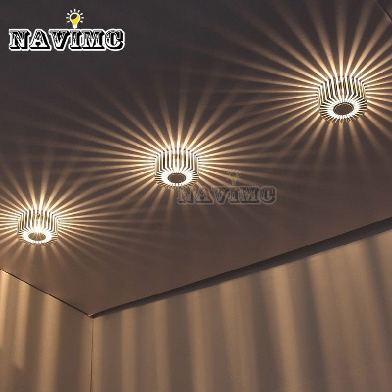 LED RGB / White Ceiling Mount Mini 80-260V SKU# LIG0039