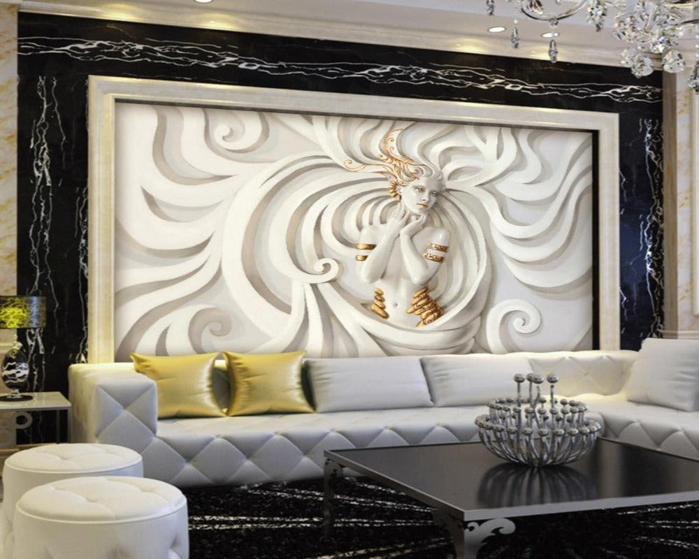 3D Wallpaper Sculpture Papel de Parade SKU# WAL0210