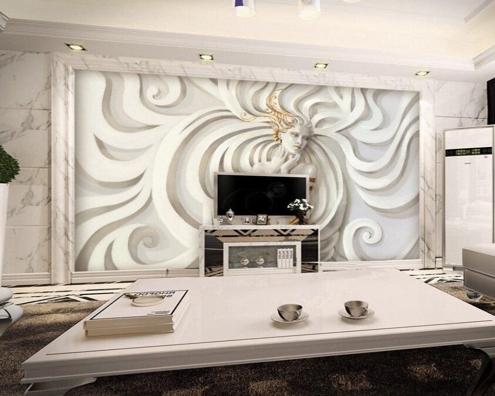 3D Wallpaper Sculpture Papel de Parade SKU# WAL0210