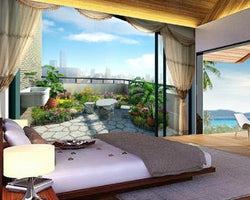 3D Wallpaper Balcony View SKU# WAL0334