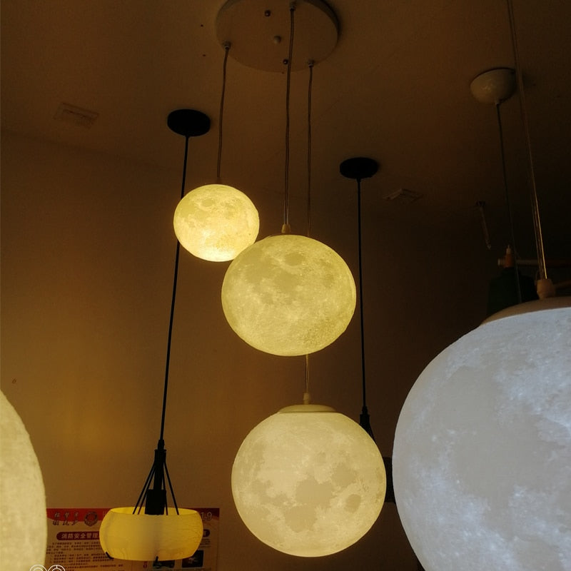 3D LED Pendant Moon Lights Restaurant/Bar SKU# LIG0004