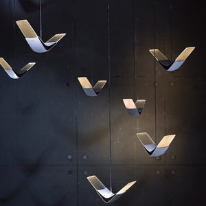 LED Nordic Flying Seagull Pendant or Wall Sconce SKU# LIG0035