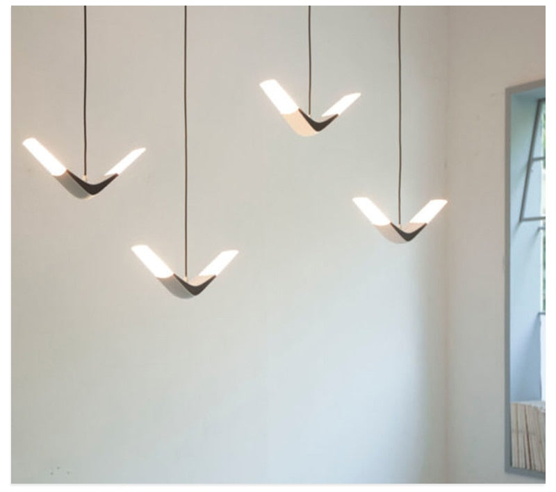 LED Nordic Flying Seagull Pendant or Wall Sconce SKU# LIG0035