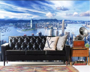 3D Wallpaper Hong Kong City SKU# WAL0047