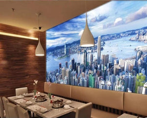 3D Wallpaper Hong Kong City SKU# WAL0047