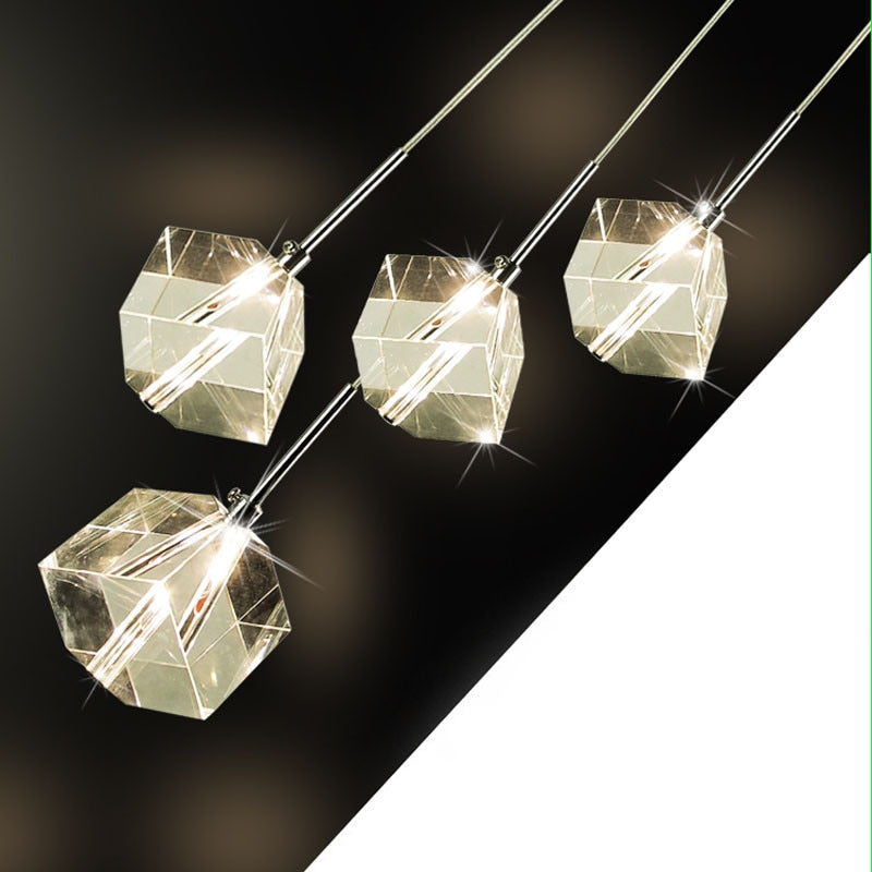 LED Diamonds in the Sky Polished Crystal Pendant SKU# LIG0044