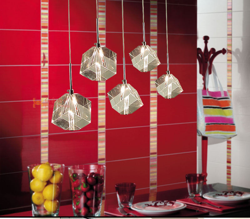 LED Diamonds in the Sky Polished Crystal Pendant SKU# LIG0044