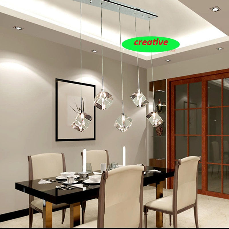 LED Diamonds in the Sky Polished Crystal Pendant SKU# LIG0044