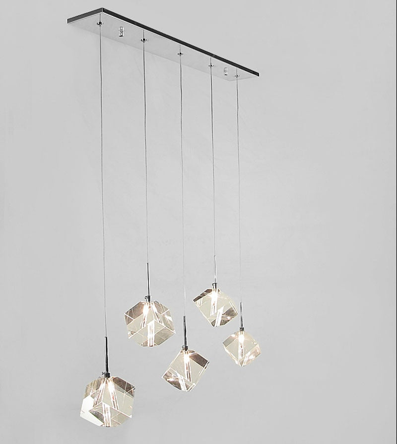 LED Diamonds in the Sky Polished Crystal Pendant SKU# LIG0044