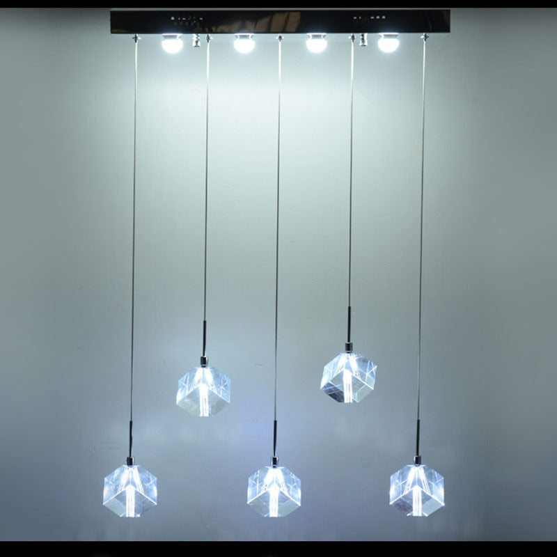 LED Diamonds in the Sky Polished Crystal Pendant SKU# LIG0044