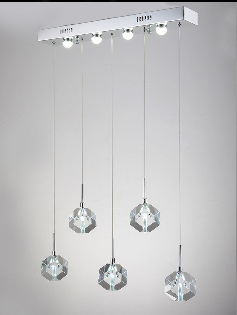 LED Diamonds in the Sky Polished Crystal Pendant SKU# LIG0044