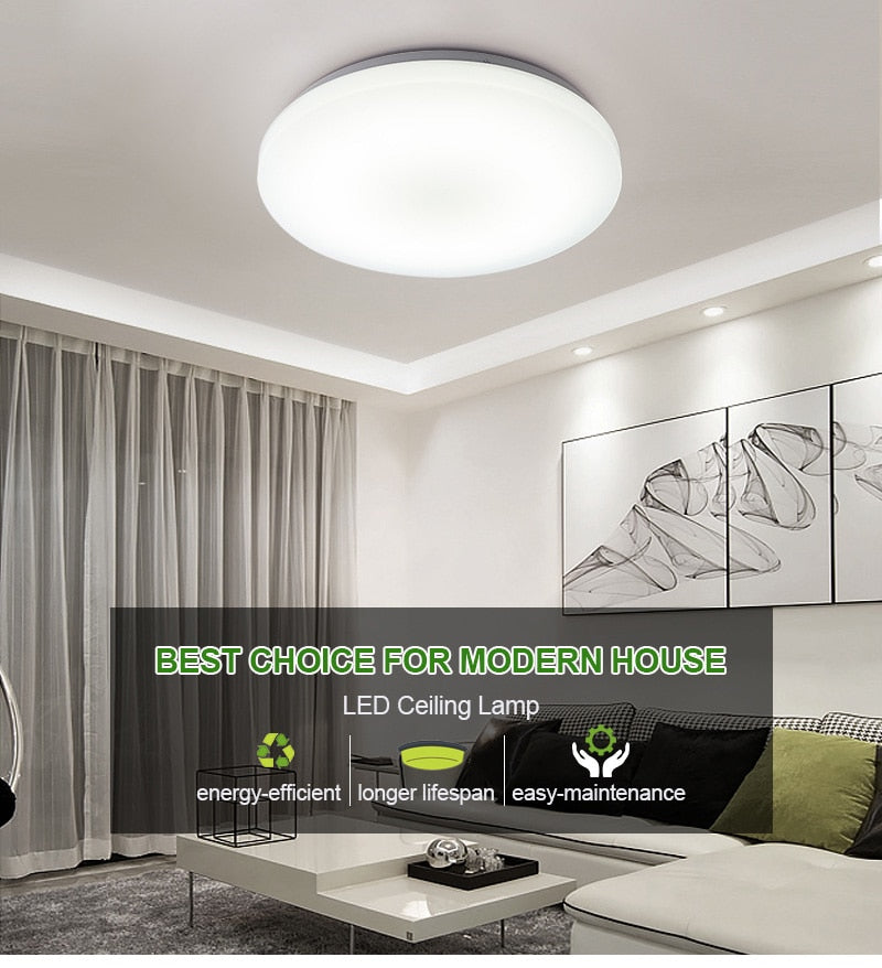 Moon Ceiling Remote Control White Interior SKU# LIG0002