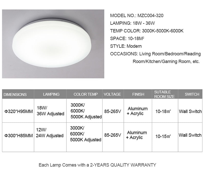 Moon Ceiling Remote Control White Interior SKU# LIG0002