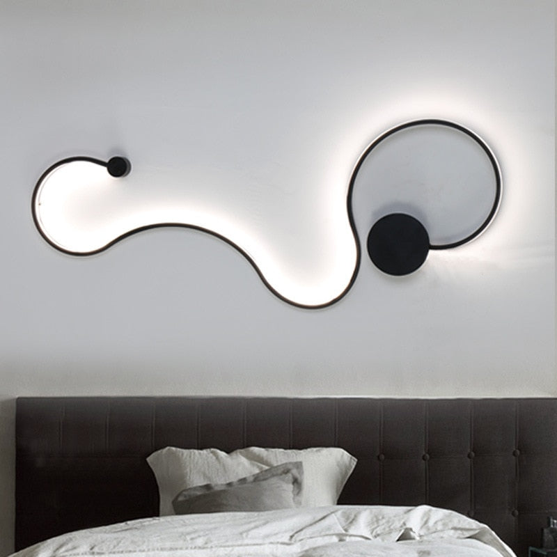 LED Rattlesnake Wall Sconce Aluminum Luminaire SKU# LIG0046