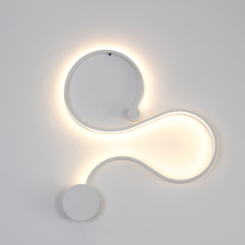 LED Rattlesnake Wall Sconce Aluminum Luminaire SKU# LIG0046