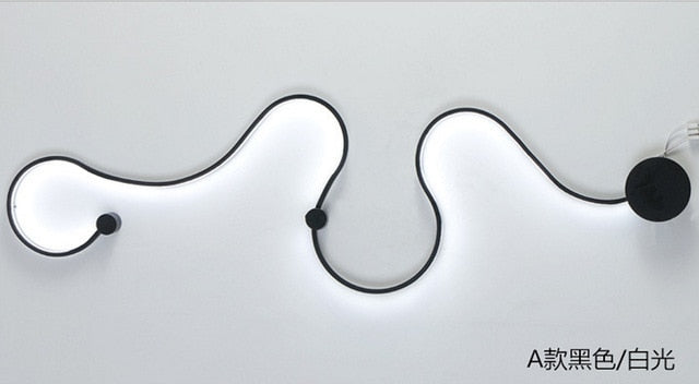 LED Rattlesnake Wall Sconce Aluminum Luminaire SKU# LIG0046