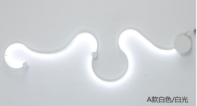 LED Rattlesnake Wall Sconce Aluminum Luminaire SKU# LIG0046