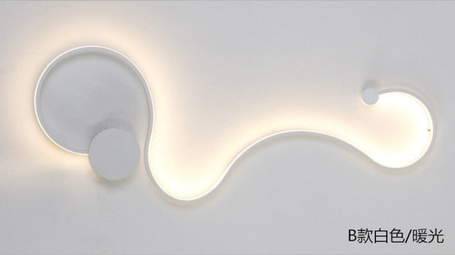 LED Rattlesnake Wall Sconce Aluminum Luminaire SKU# LIG0046