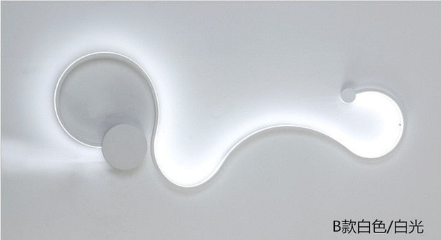 LED Rattlesnake Wall Sconce Aluminum Luminaire SKU# LIG0046