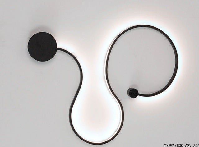 LED Rattlesnake Wall Sconce Aluminum Luminaire SKU# LIG0046